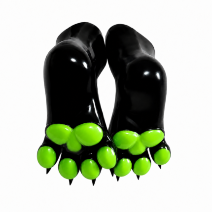 Silicone Furry Dog Feet